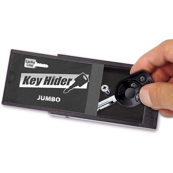 2 Pack Lucky Line Jumbo Magnetic Key Hider Case for Large Keys & Transponders - Picture 1 of 9